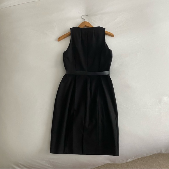 Michael Kors Black Zipper Sheath Dress - Picture 2 of 8